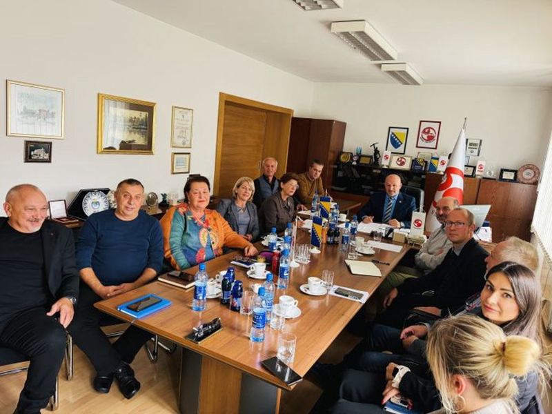 Rukovodstvo SSSBiH održalo razgovore s međunarodnim sindikalnim delegacijama