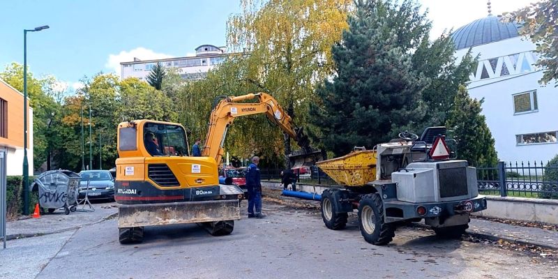 Početak radova na vodovodnoj i kanalizacionoj mreži u Grbavičkoj ulici
