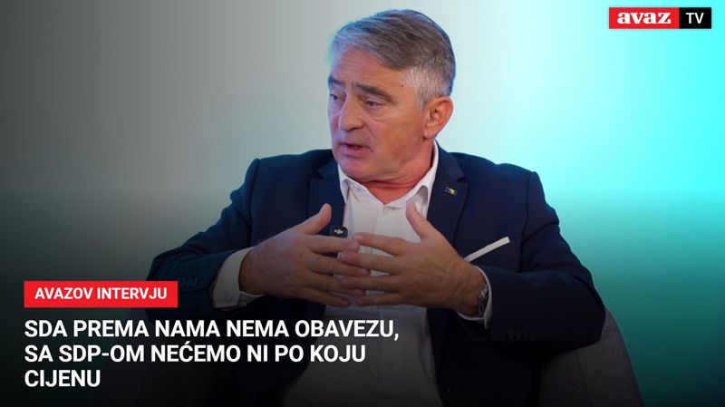Željko Komšić o političkim odnosima: Sa SDP-om nećemo ni pod kojim uslovima, SDA nema obaveza prema nama