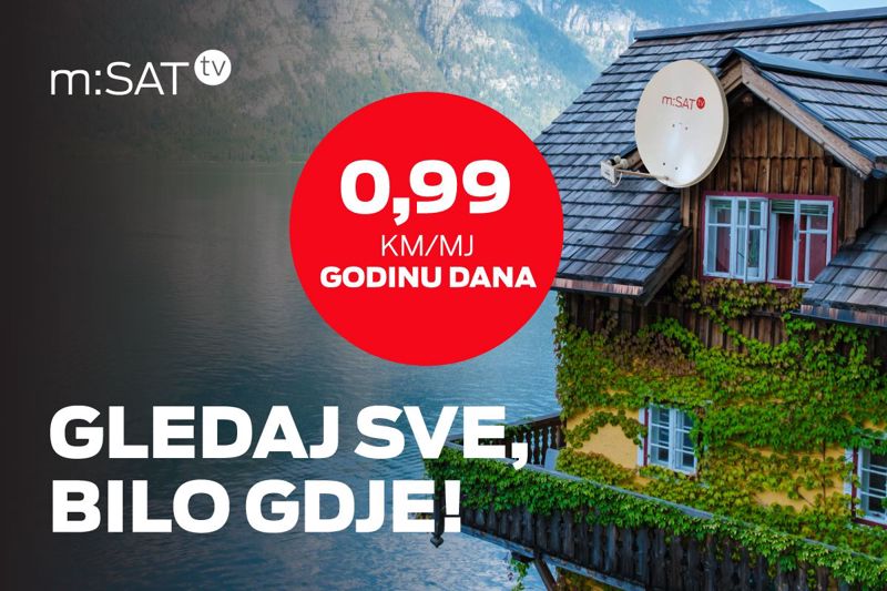 m:SAT televizija dostupna korisnicima širom Bosne i Hercegovine uz posebne pogodnosti