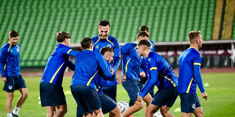 Reprezentacija BiH odradila završne pripreme pred duel s Poljskom, Alajbegović trenirao u punom kapacitetu